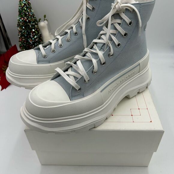 Men’s Alexander McQueen tred slick boots size 45 made in Italy main image 8